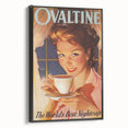 Retro Ovaltine Wall Art – Vintage Mid-Century Modern Poster Print