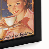 Retro Ovaltine Wall Art – Vintage Mid-Century Modern Poster Print