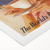 Retro Ovaltine Wall Art – Vintage Mid-Century Modern Poster Print