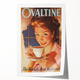 Retro Ovaltine Wall Art – Vintage Mid-Century Modern Poster Print