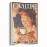 Retro Ovaltine Wall Art – Vintage Mid-Century Modern Poster Print