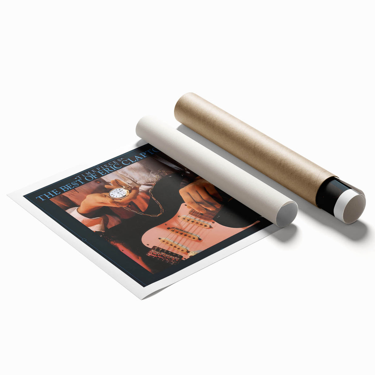 Retro Wall Art – Eric Clapton Timepieces Album Canvas Print