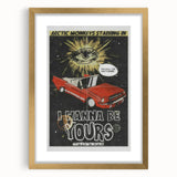 Arctic Monkeys I Wanna Be Yours Poster – Retro Space Wall Art