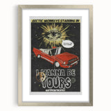 Arctic Monkeys I Wanna Be Yours Poster – Retro Space Wall Art