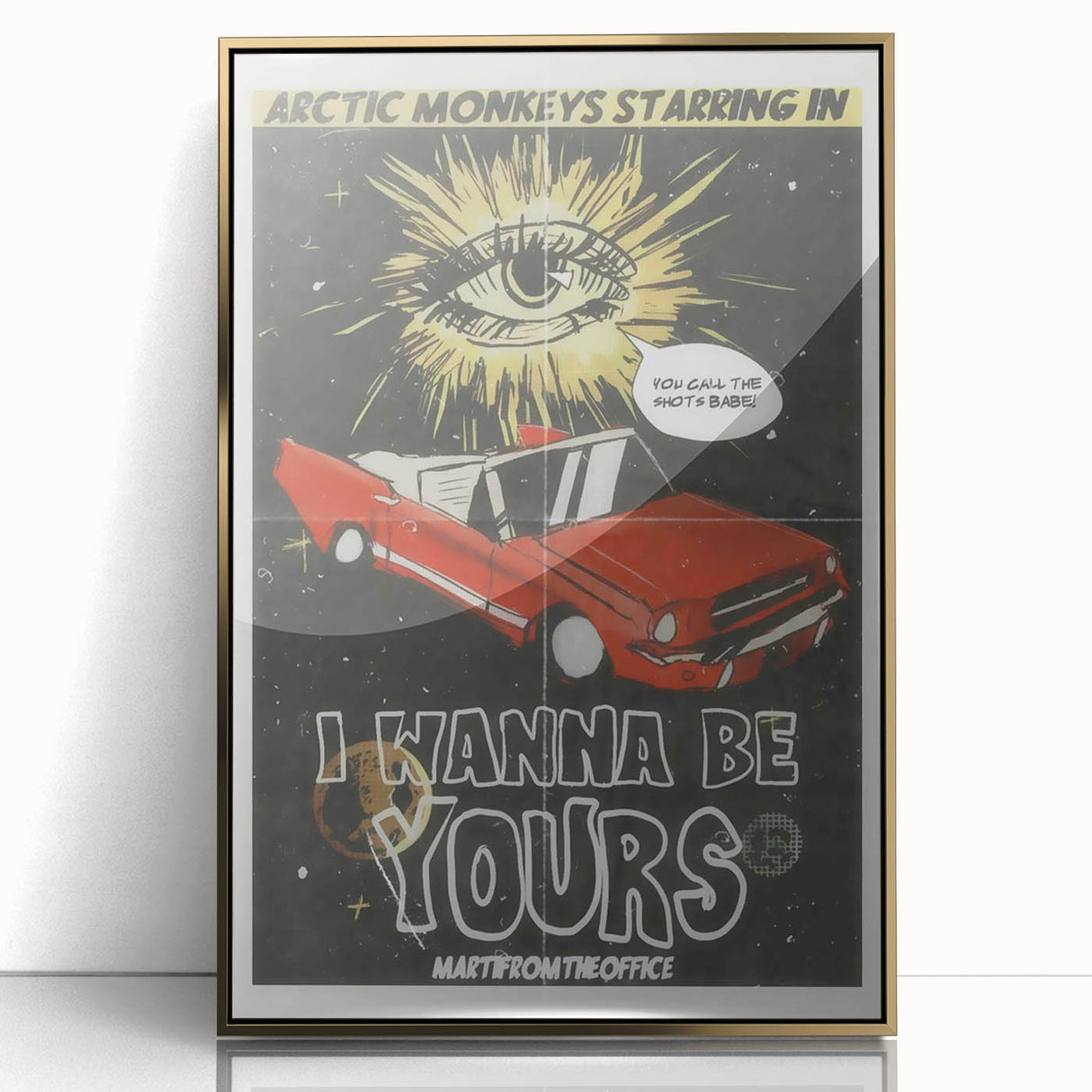 Arctic Monkeys I Wanna Be Yours Poster – Retro Space Wall Art