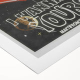 Arctic Monkeys I Wanna Be Yours Poster – Retro Space Wall Art