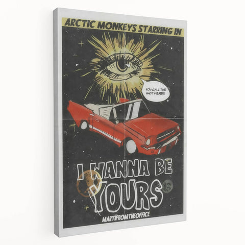 Arctic Monkeys I Wanna Be Yours Poster – Retro Space Wall Art