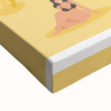 Retro Brazil Travel Poster – Copacabana Beach Vintage Print