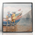 Realism Art Print of 'The Return' by Winslow Homer - Classical Maritime Scene