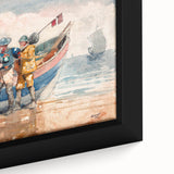 Realism Art Print of 'The Return' by Winslow Homer - Classical Maritime Scene