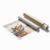 Realism Art Print of 'The Return' by Winslow Homer - Classical Maritime Scene