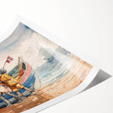 Realism Art Print of 'The Return' by Winslow Homer - Classical Maritime Scene