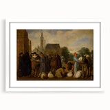 Renaissance Art Prints: At the Market - Classic Everyday Life Scene