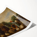 Renaissance Art Prints: At the Market - Classic Everyday Life Scene