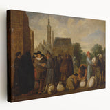 Renaissance Art Prints: At the Market - Classic Everyday Life Scene