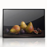 Elegant Pear & Fig Still Life – Fine Art Kitchen Wall Print