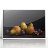 Elegant Pear & Fig Still Life – Fine Art Kitchen Wall Print