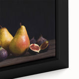 Elegant Pear & Fig Still Life – Fine Art Kitchen Wall Print