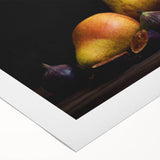 Elegant Pear & Fig Still Life – Fine Art Kitchen Wall Print