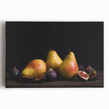 Elegant Pear & Fig Still Life – Fine Art Kitchen Wall Print