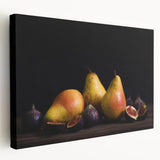 Elegant Pear & Fig Still Life – Fine Art Kitchen Wall Print