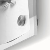 Cute Hamster Bathroom Wall Art - Minimalist Black and White Decor