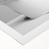 Cute Hamster Bathroom Wall Art - Minimalist Black and White Decor