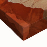 Black and white landscape painting of an Indian scenery on large stretched canvas, suitable for bedroom wall art.