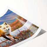 Extra large rolled print of line art flowers in muted earth tones, ideal for large living room wall art.