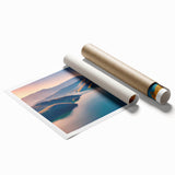 Extra large rolled print depicting vibrant floral scenery in Albania, ideal for classy bathroom or large living room decor.