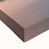 Black and white landscape art painting of Albanian scenery on stretched canvas, suitable for bedroom wall art.