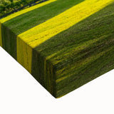 Black and white landscape art painting of a scenic Austrian view on large stretched canvas, ideal for bedroom wall decor.