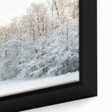 Extra large canvas featuring textured, colorful art of a European scenery in black frame, suitable for living room decor.