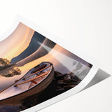 Extra large wall art featuring line art flowers in neutral tones on a rolled print, ideal for large living room decor.