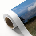 Art Deco style poster of a European Estonian scenery on rolled canvas.