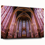 Large abstract depiction of Paris scenery in muted earth tones on acrylic glass, ideal for bedroom or dining room art.