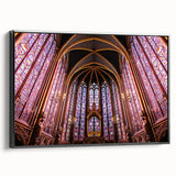 Black and white vintage poster art of Paris landscape on framed canvas, ideal for bedroom decor.