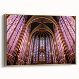 Framed canvas wall art depicting a vintage Parisian landscape in black and gold tones, ideal for bedroom decor.