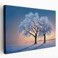 Large art depicting a European scenery in Latvia on stretched canvas, suitable for kitchen wall art.