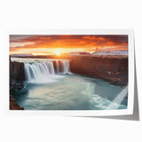 Rolled print of Argentina's scenery featuring vibrant floral elements.