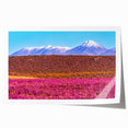 Extra large rolled print of a Bolivian landscape, featuring soft pastel colors, ideal for art wall dining room.