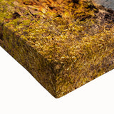 Black and white landscape art painting of Brazilian scenery on stretched canvas, ideal for bedroom wall art.