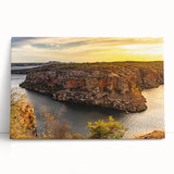 Black and white canvas print of a scenic Brazilian landscape, ideal for kitchen wall art or bedroom ambiance.