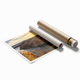 Extra large rolled print of a vibrant floral scene in Brazil, ideal for classy bathroom wall art.