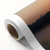 Art Deco poster of Connecticut scenery in pastel shades on rolled canvas, ideal for nursery wall art.