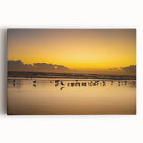 Black and white photograph of Daytona scenery on large stretched canvas, suitable as kitchen wall art.