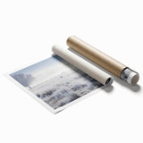Extra large rolled print of Idaho scenery with vibrant floral elements, ideal for classy bathroom wall art.