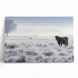 Black and white stretched canvas of Idaho scenery, ideal for kitchen wall art or bedroom ambiance.