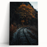 Large black and white stretched canvas of a leafless tree, ideal for kitchen wall art or bedroom ambiance.