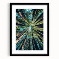 Extra large framed abstract art print featuring colorful, textured design, ideal for living room decor.